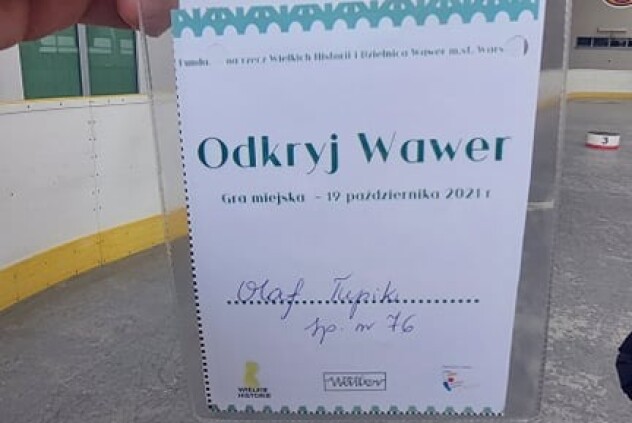 plakietka odkryj wawer